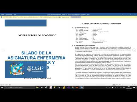 Procedimiento de Silabo Único 2022 - Universidad San Pedro