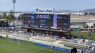 El Salvador vs Guatemala Friendly 2022 | Sights & Sounds ⚽️