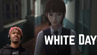 HORROR GAME LIKE CORPSE PARTY | White Day: a labyrinth named school [Gameplay]