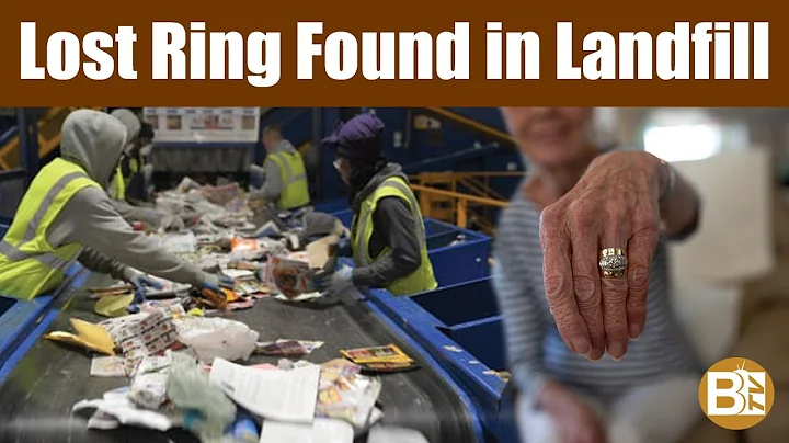 Ann DeVries digs her wedding ring through trash  B...