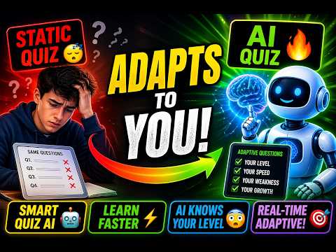 AI That Creates Coding Questions in Real-Time 🤯 | Adaptive Quiz System (ML + NLP Project)”