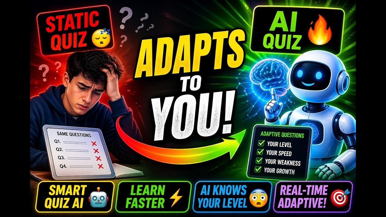 AI That Creates Coding Questions in Real-Time 🤯 | Adaptive Quiz System ...