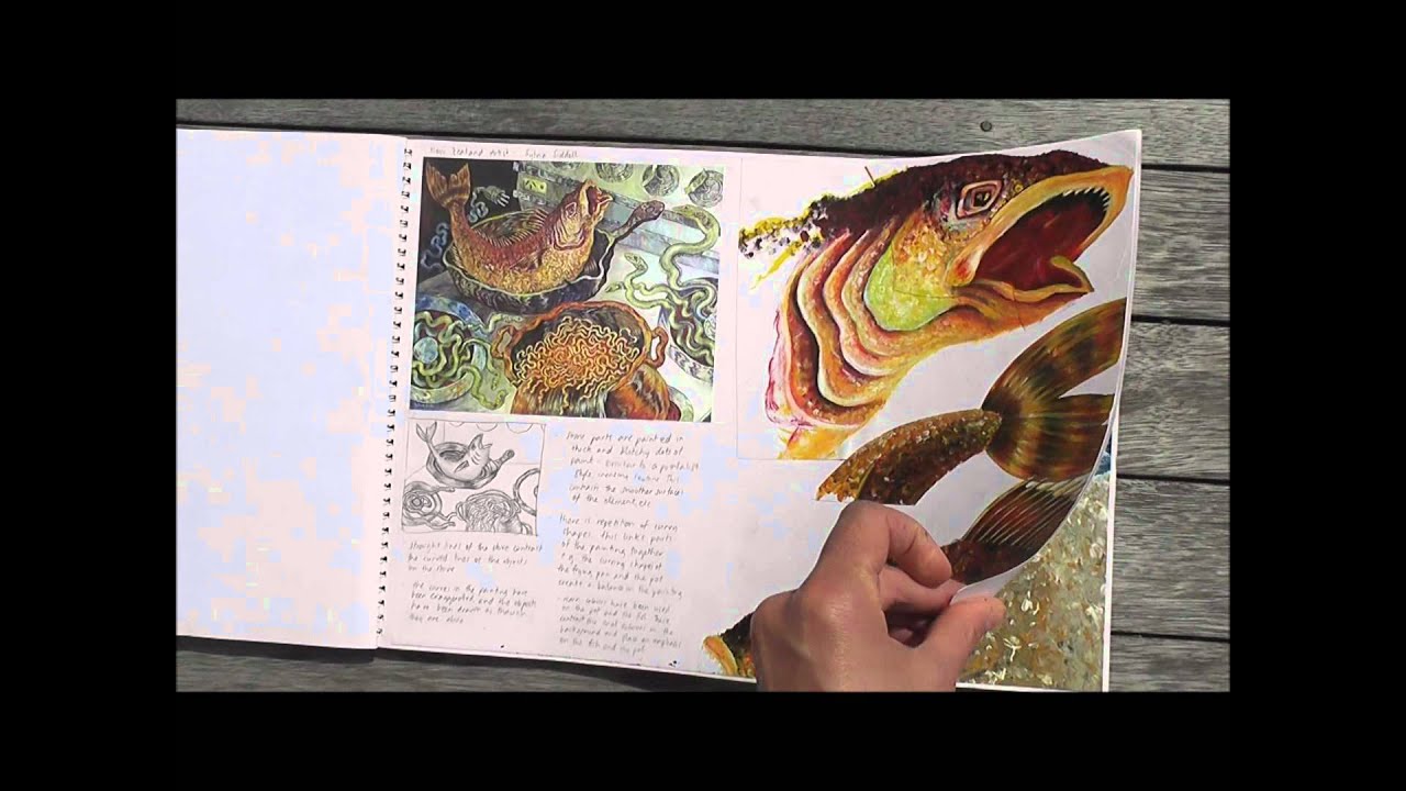 Amazing International Gcse Art Sketchbook Natural Forms Youtube