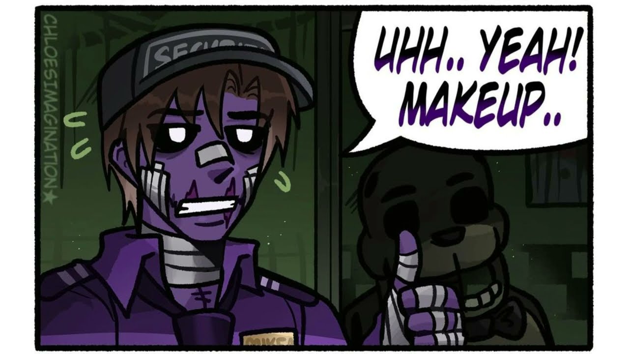"Michael's Makeup!?" - Five Nights at Freddy's Adventure Comic Compilation 11