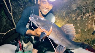Bắt Được Cá Lăng Đuôi Đỏ Lớn Ở Sông Đồng Nai | Series Đi Rừng P9 BUSHCRAFT fishing