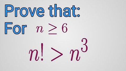 Prove that n! Is greater than n^3 || David M Burton Solution || #burton #maths #number_theory