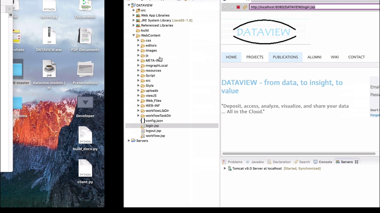 Download, configure, and deploy DATAVIEW as a Website - YouTube