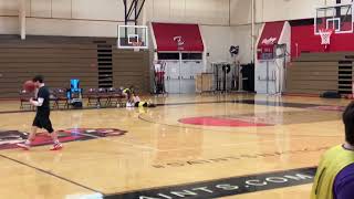 Hitting a half court shot in warmups! by Headband J 19 views 1 year ago 15 seconds