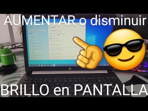 💻💡 Como AJUSTAR BRILLO de la PANTALLA en WINDOWS 10 FÁCIL y RÁPIDO
