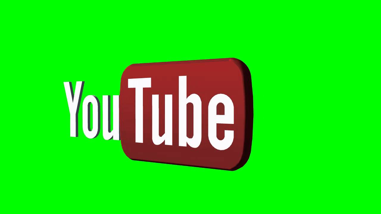 YouTube 3D Logo glides through the picture - green screen effects - YouTube