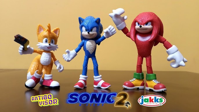 Sonic 2 o Filme, Mclanche Feliz abril de 2022 + Bonecos Sonic e Super Sonic  da Jakks Pacific 