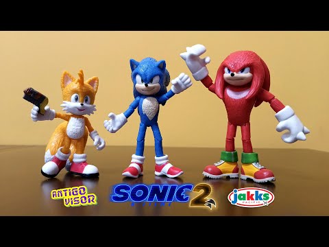 Figura de ação Sonic 2 do filme Sonic o Ouriço 2 - 2 Pack com Sonic &  Knuckles, vermelho - Sonic The Hedgehog - Bonecos - Magazine Luiza