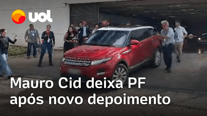 Mauro Cid leaves PF after giving testimony for 2h30; video shows departure