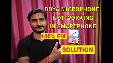 Boya By M1 Microphone Not work in smartphone l How To Fix l How To Use Boya Microphone l Solution