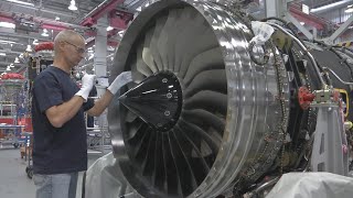 Rolls Royce Trent production of turbojet engines