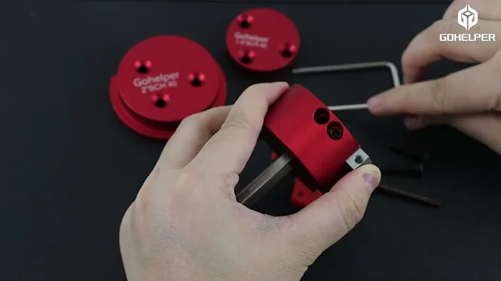 Gohelper PVC Fitting Saver with 1-½-Inch and 2 Inch Head , PVC Pipe Reamer