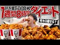 【1週間】1日8時間だけ何でも食べれるダイエット実践したらマジで痩せたwww【オートファジー/縛り生活/断食】