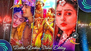 💥Radha Krishna Status Editing | Radhakrishna Status Editing Alight Motion