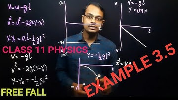 MOTION IN A STRAIGHT LINE PART -10  || CLASS 11 PHYSICS|| EXAMPLE 3.5