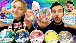 9x NEUE INTELLIGENTE KNETE - Nickelodeon Knete & DINOKOTZE! Kaan & Nina testen Lava Liquid Putty