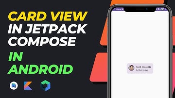 how to create card view in Jetpack compose | Card view in Jetpack compose in android studio