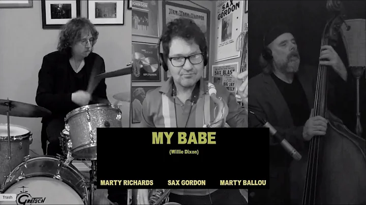 "MY BABE" - Sax Gordon with Marty Ballou (bass) & ...