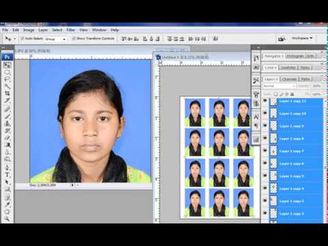 Video how To create Passport Size Photo In Adobe Photoshop... - youtube