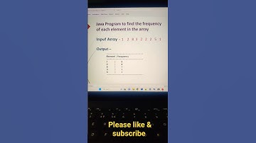 Find Frequency in array #coding #java #code #javaclass #viral #trading #javadevelopment #ideas
