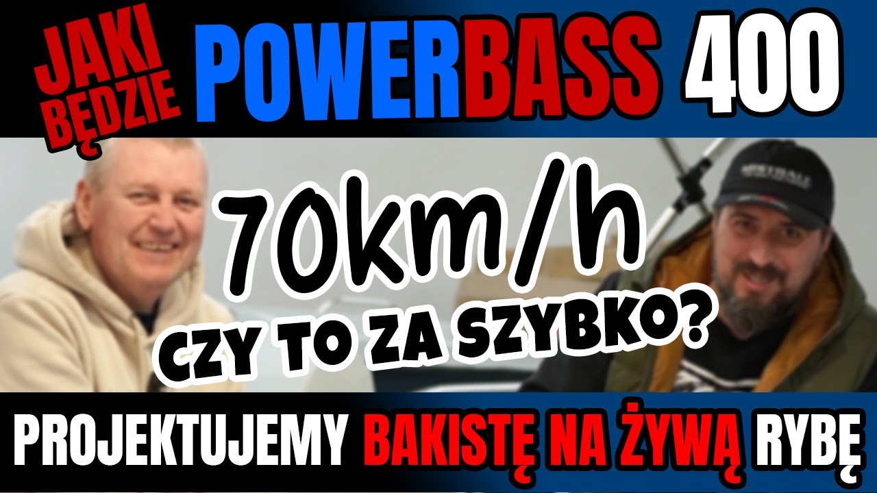 Nowa ŁÓDKA już powstaje POWER BASS 400 i premiera bakisty na ŻYWĄ RYBĘ! Łodzie wędkarskie WojBots.