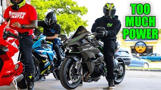 NINJA H2 FIRST RIDE With STAGE 2 KIT 😳