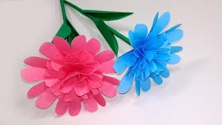 How to Make Beautiful-Easy-Paper Stick Flower Making for Home|Stick Flower|Jarine's Crafty Creation