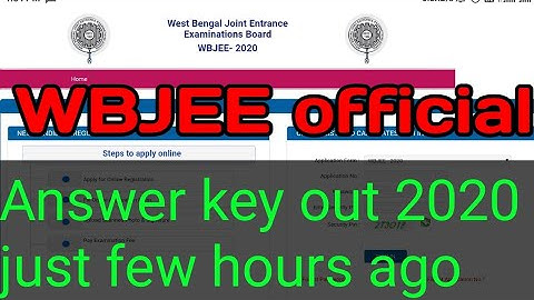 #Wbjee official answer key 2020 out | Download wbjee 2020 answer key | How to challange it??