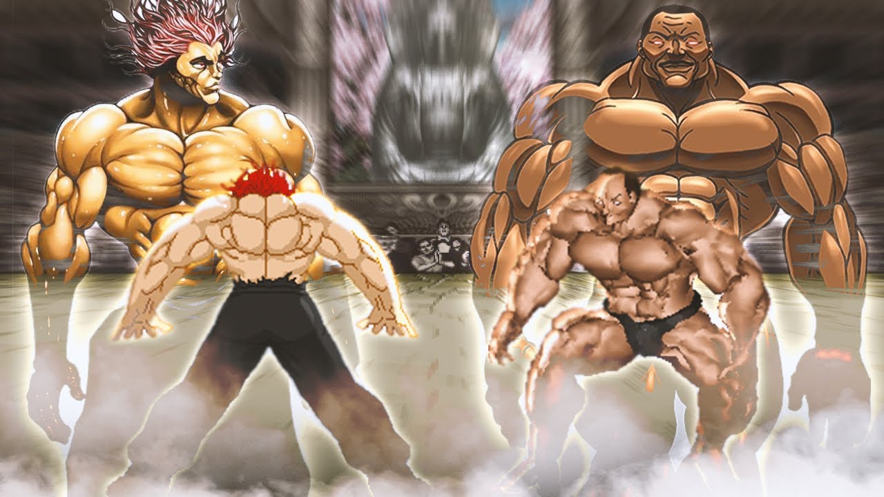 BUSCUIT OLIVA VS JUN GUEVARU PT1 _ BAKI Dublado #baki #yujirohanma #gu