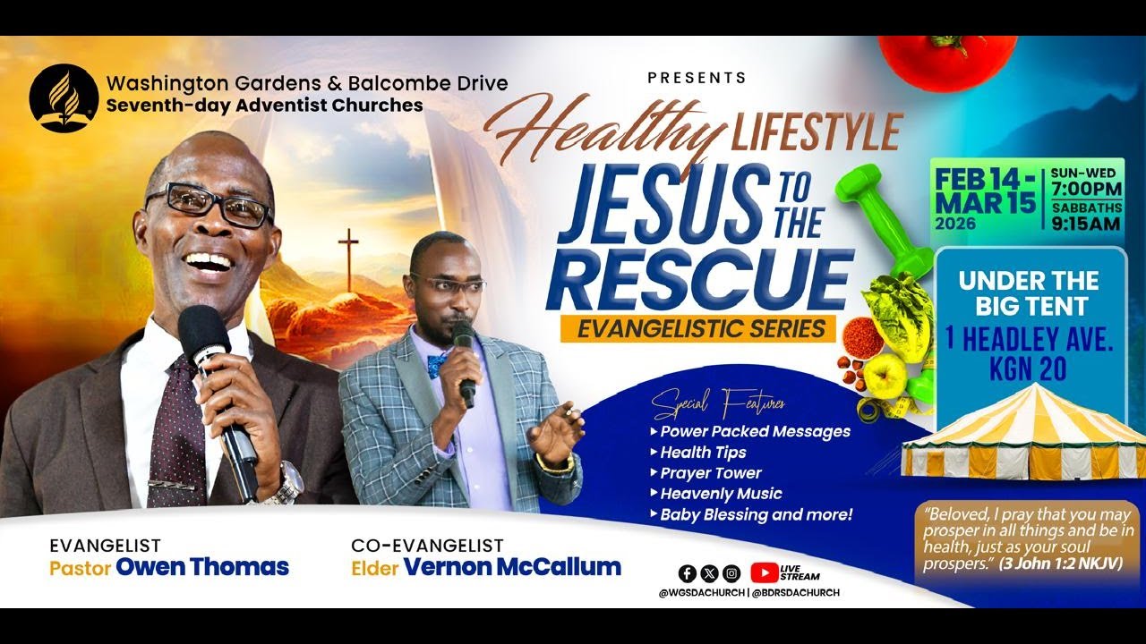 SAB PM | Healthy Lifestyle Series | Pastor  Owen Thomas | Feb 28,2026