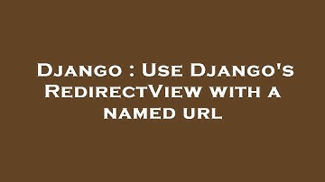 Django : Use Django