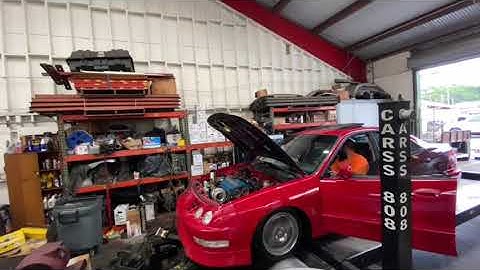 Turbo integra dyno pull