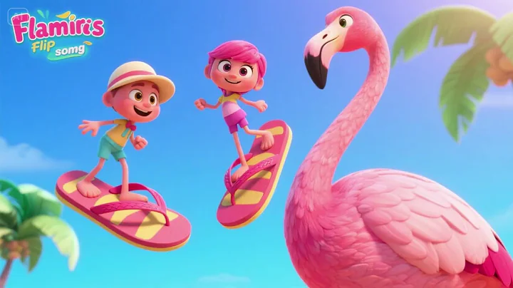 The Flamingo Flip Flop Song 🦩🎵 | A Silly Dance for Kids!