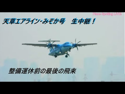 天草エアライン・みぞか号生中継!伊丹空港!! Plane Spotting Osaka Itami Airport 08/27/2025