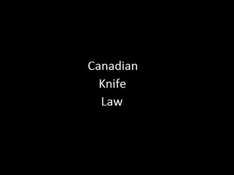 Canadian Knife Law