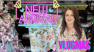 Nieuwe stoffen binnen & een Dahlia Sewciety Vlogmas - Dag vijf