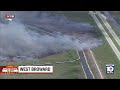Brush fire burns about 2,000 acres in western Broward