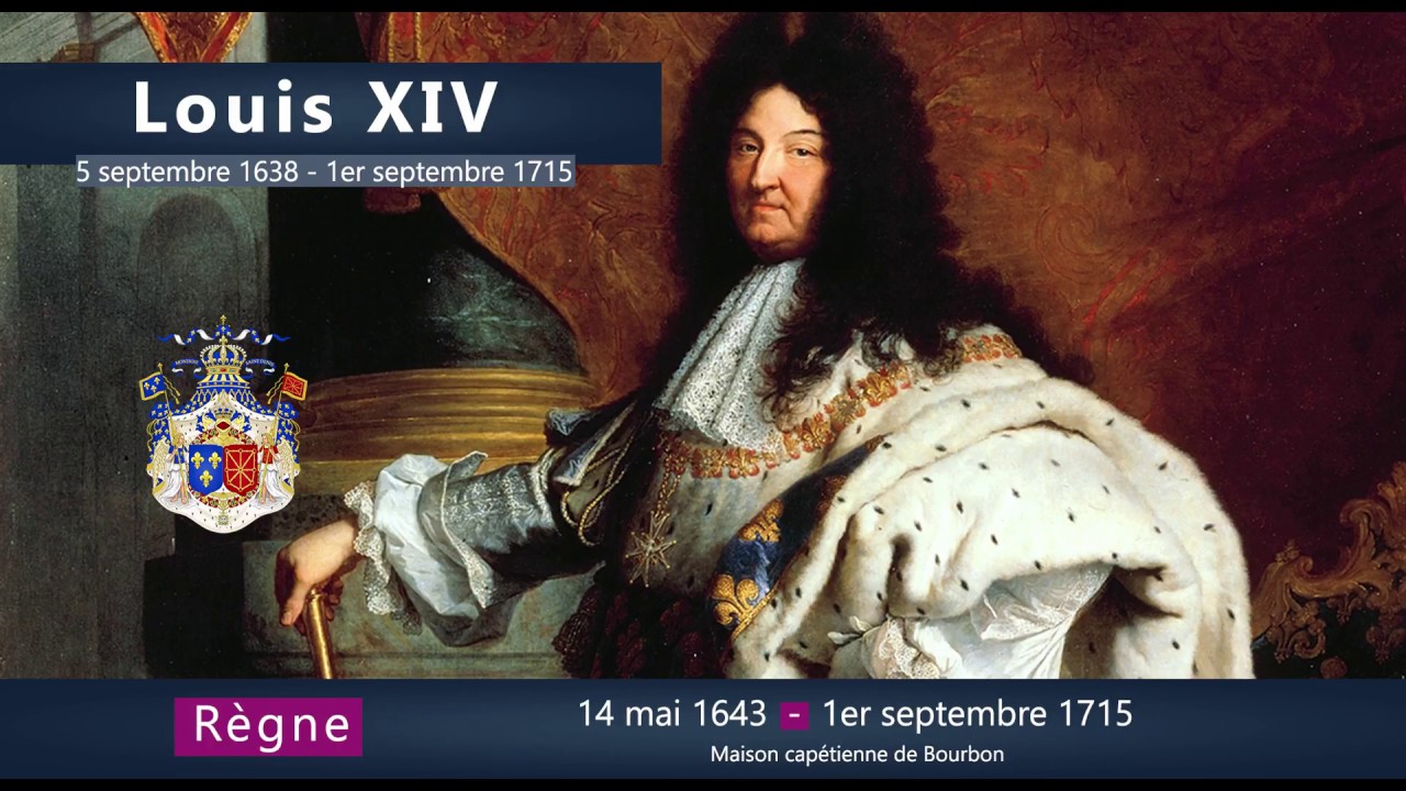  Louis  XIV  les rois de  France en 1 minute YouTube