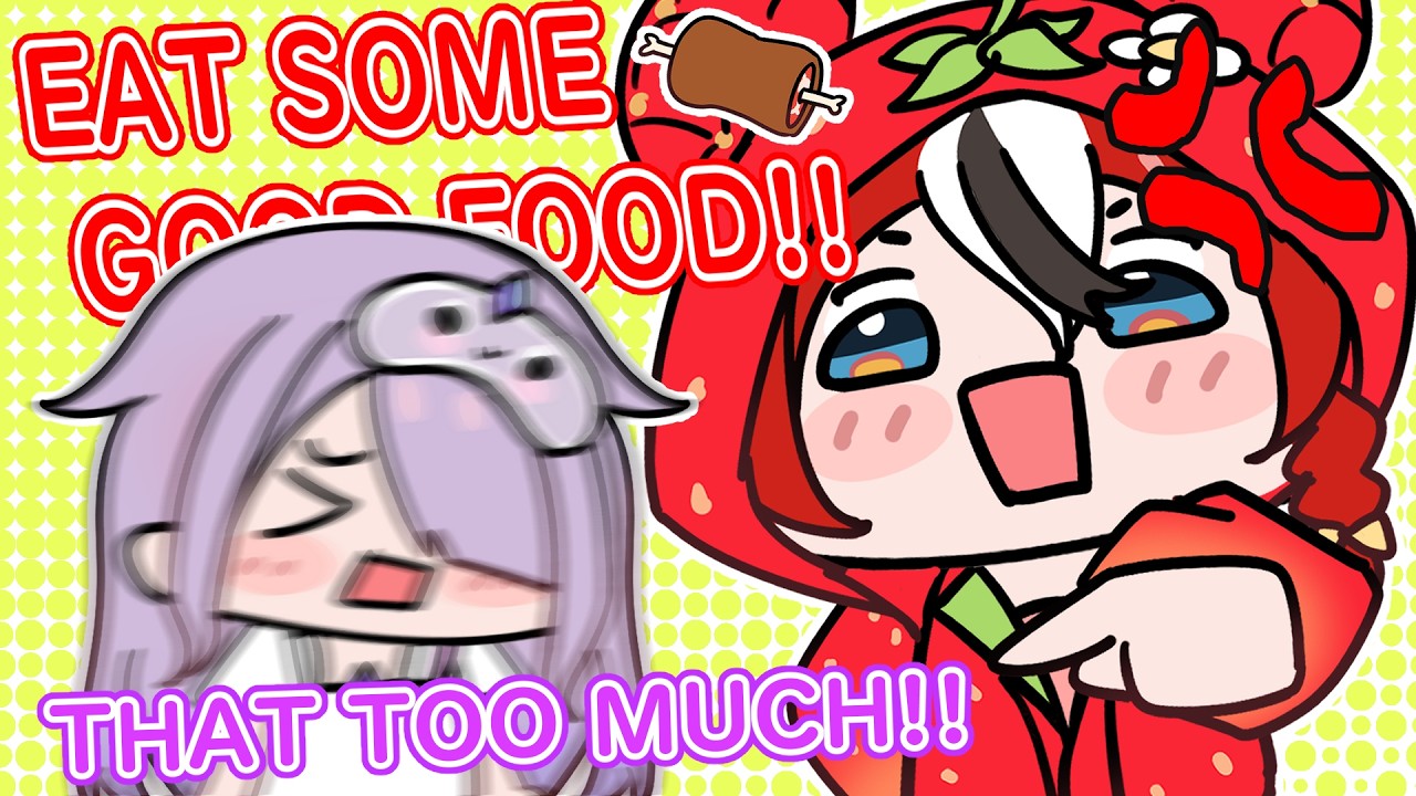 Bae Turns into Mom to Scold Biboo About Her Eating Habits【Hololive Animation】