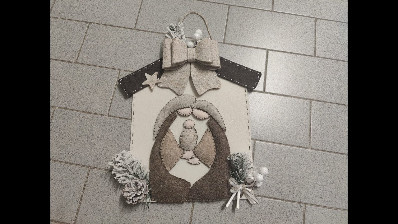 417🎀Natività nella capanna+Cartamodello Gratis