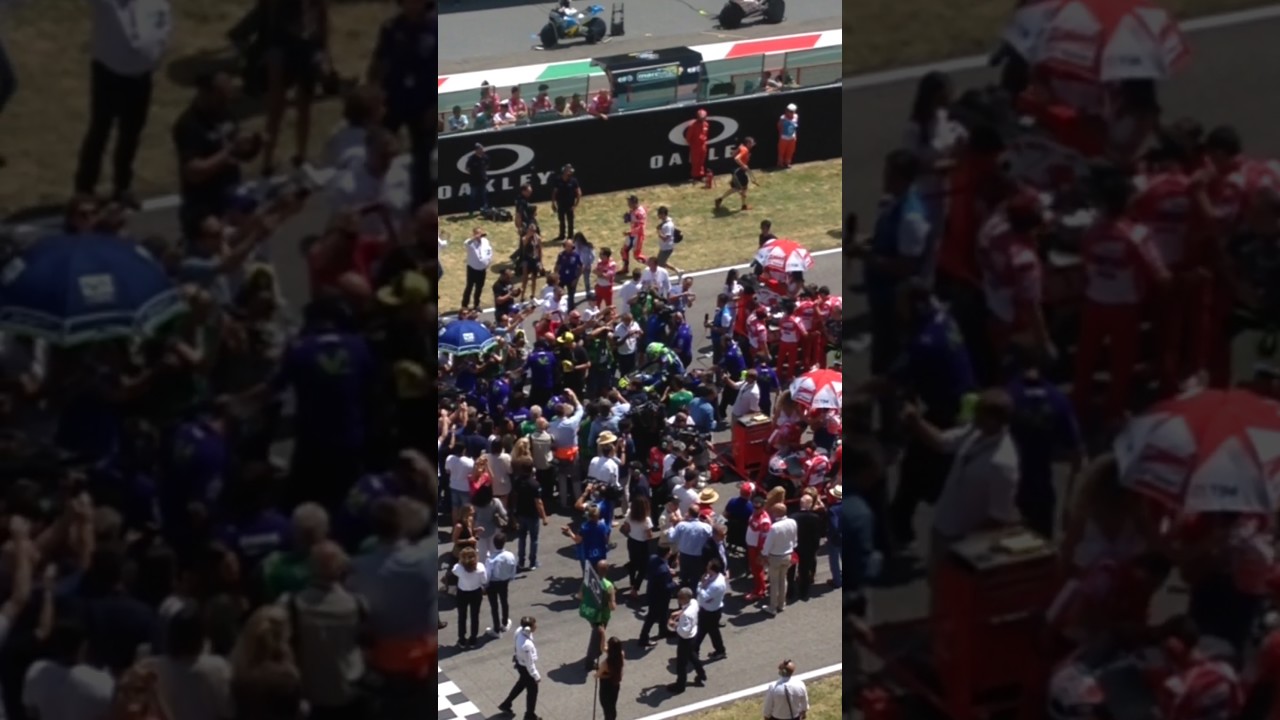 Valentino Rossi grid rides Mugello 2017