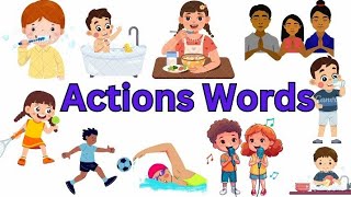 Actions Words |Parents must these "TOP 50 ACTION WORDS " teach your kids|Action words for kids