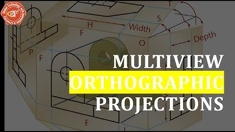Multiview Orthographic Projection | Engineering Drawing | L6.2 Part 1