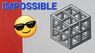 How To Draw An Impossible Cube Step By Step