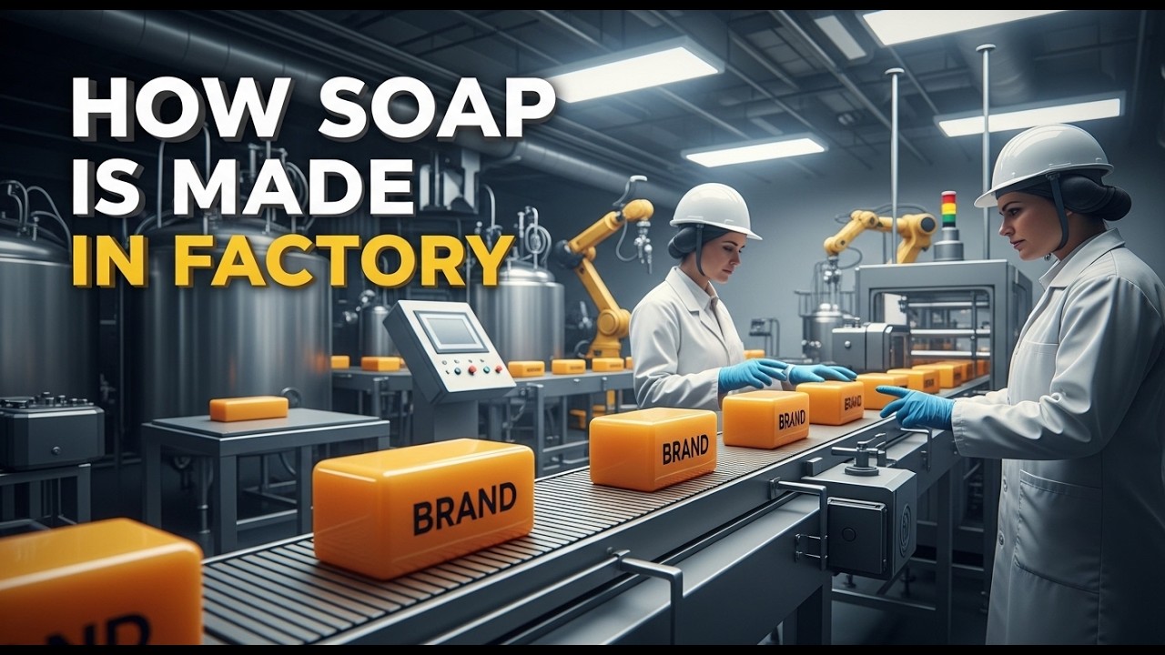 How Soap Is Made in Mega Factories | Full Manufacturing Process - YouTube
