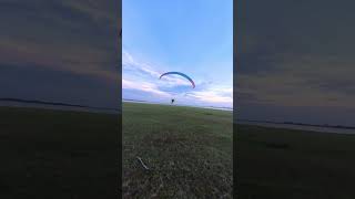 พี่ต้อมขึ้นบินครั้งแรกกับเครื่อง vr150 ร่ม bgd cyclone #takeoff #ร่มบินกาฬสินธุ์ #พารามอเตอร์